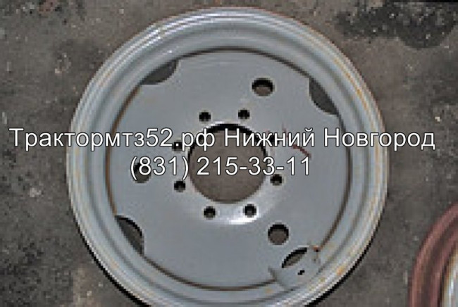 Диск колёсный МТЗ-82 передний (8 отверстий) под шину 11,2-20 с козырьком БЗТДиА Диск колёсный МТЗ-82 передний (8 отверстий) под шину 11,2-20 с козырьком БЗТДиА